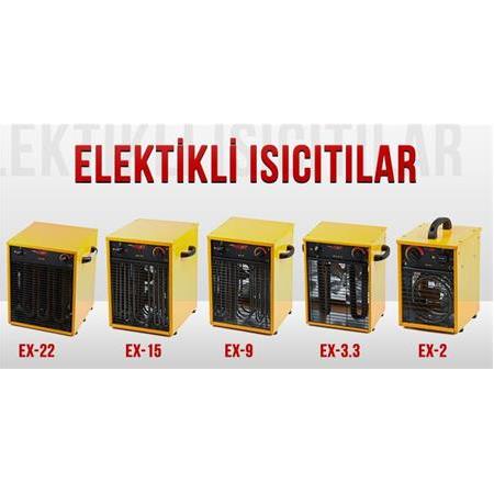 ELEKTRİKLİ FANLI ISITICI ISIJET EX-9 9 KW 380 VOLT
