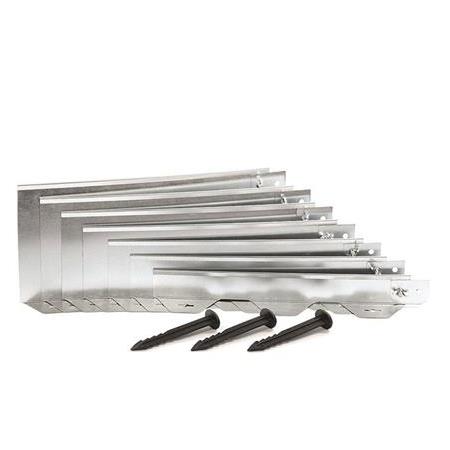 taş toprak ayırıcı sınırlayıcı galvaniz esnek h:7,5 cm kalınlık: 0,8 mm 12 metre 25 adet kazık