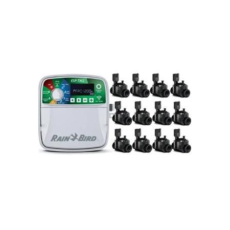 Rain Bird Esp Tm2 Wi-Fi Uyumlu Kontrol Paneli 12 istasyon VE 12 ADET 100 HV VANA