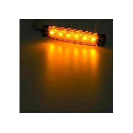 Dorse Parmak Lamba 12 -24 Volt 6 Ledli Sarı Renk 10 Adet Parmak Led Dorse Kamyon