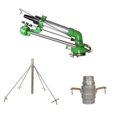 Yağmurlama Sulama Tabancası Roket MT-One Şanzımanlı  2" Mesafe=26-52 metre Sehpalı Set